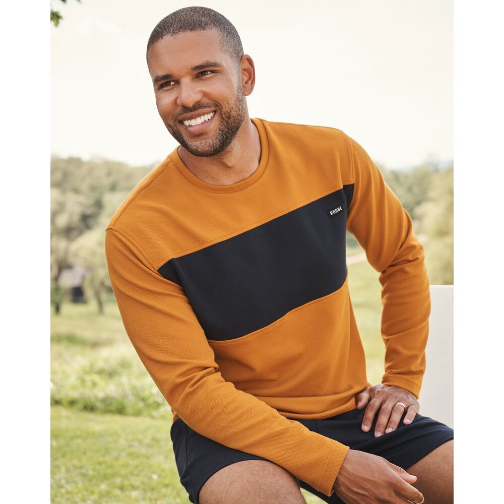 RHONE Prime Pique‎ Pullover SIZE L